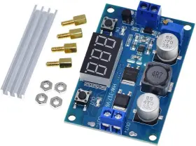 3-01-1426  Ltc1871 Dc-dc Step Up Booster Converter 3-35vdc To 3.5-35vdc With Led Voltmeter #2