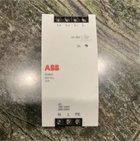 Sd833 Abb Industrial Enclosed Power Supply 24vdc 10a 100-120/200-240v