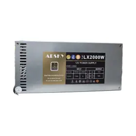 Lx2000 Absky 2000w 12v Enclosed Power Supply 80 Plus Platinum Silver