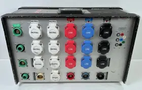Sst-cj2x6-1a Ac Power Distribution Sst 2400a 2x6 Camlock Spider Indoor Rated With Std. Recepts