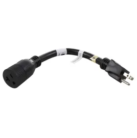 6598284908 Ac Works 15 To 20amp 125volt T-blade Adapter 1pk-ul Cert. Flexible