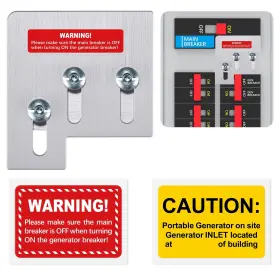 Sd200a-nk Acanora Generator Interlock Kits For Square D Qo Or Homeline 150 And 200 Amp Panels