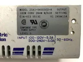 25a1-9400002-a Acme Standard Power Supplies Supply 115/230vac In 24vdc 11a Out 264w #2