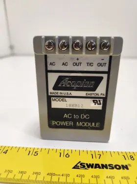 18eb12 Acopian 18vdc 0.12a Regulated Power Supply