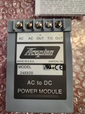 24eb20 Acopian Ac To Dc Power Module Model
