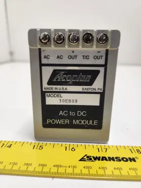 30eb08 Acopian 30vdc 0.08a Regulated Power Supply