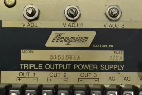51515t5a Acopian Triple Outlet Power Supply #3