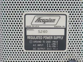 T248295 Acopian 5j40 Regulated Power Supply #3
