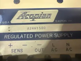 A24h1500 Acopian 24v 15a Linear Regulated Power Supply Used Surplus #2