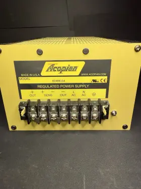 Rd48h11a Acopian 48vdc 11a 528w Linear Regulated Rack Power Supply Nos Usa