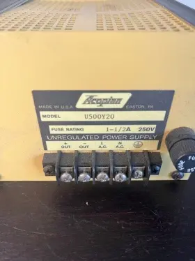 U500y20 Acopian Unregulated Power Supply 0-250vac 500vdc #2