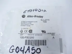 100-fsd250 Allen-bradley 243602 New-no Box Surge Suppressor Diode 250v Dc