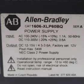 1606-xlp60bq Allen Bradley Power Supply 100-240vac/110-300vdc In 12-15vdc Out #2