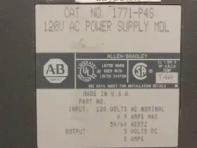 1771-p4s Allen-bradley 200086 Used Power Supply Module 120va 0.9a #2