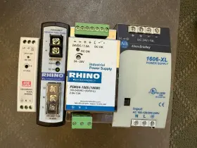Allen Bradley 791309040469 Lot 4 Of 100-240vac Single Output 24v Industrial Din Rail Power Supply