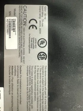 1609-s3500ns Allen-bradley Rw3500dr Ups 350va 280w 120v 7a Ser A Black