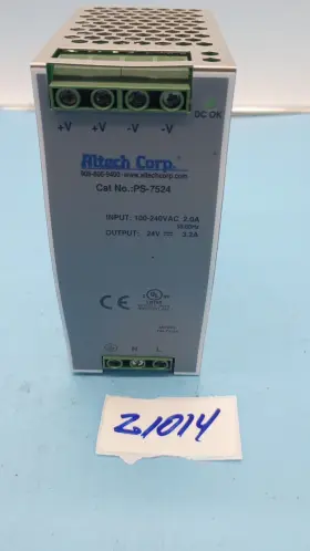 Ps-7524 Altech Corp. Power Supply Input 100-240vac 2.0a Output 24v 3.2 #2
