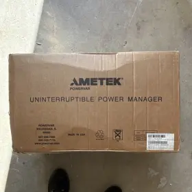 50110-03r Ametek Powervar Uninterruptible Power Manager Ups Beige Industrial