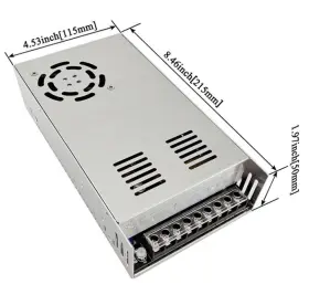 Alrs24v20at Analog Technologies 2pcs 480w Switching Power Supply Ac Input Signal 24v 20a Output