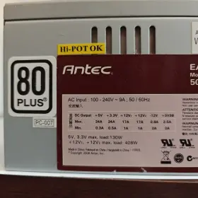 Ea-500 Antec Earthwatts 80 Plus Power Supply 500w 100-240v 9a 50/60hz #3