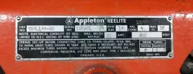 Ysrl144-30 Appleton Electric Reelite Industrial Retractable Power Reel 30ft Max 600 Volt #2