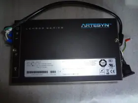 Lcm600l Artesyn 100-240vac 12vdc 52a Power Supply With Ac Plug