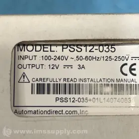 Pss12-035 Automation Direct Power Supply Fnob