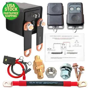 Automotive 744759483089 3/8 Side Post Battery Disconnect Switch 12v Kill Car Truck Rv Utv