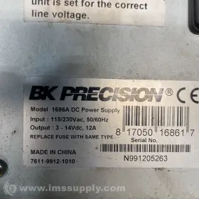 1686a B&k Precision Corporation Bk Adjustable Dc Regulated Power Supply 6616 #2