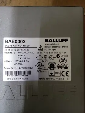 Ps-xa-1w-24-100-004 Balluff Bae0002 24 Vdc 10 Amp Power Supply Bae #3