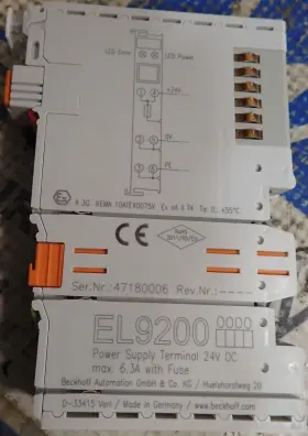 El9200 Beckhoff Power Supply Terminal 24vdc Max. 6.3a With Fuse #2