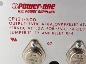 Cp131-500 Bel Fuse / Power One Supply Ac Input 47-63hz 5vdc/8a Cp131500 #2