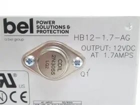 Hb12-1.7-ac Bel 243400 Used Power Supply 100-240vac In 12vdc Out #2