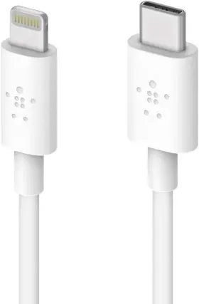 F8j239bt04-wht Belkin Usb-c To Lightning Cable 4ft Apple Mfi-certified - White