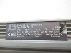 Usky24-15 Block Gleichstrom Dc Supply 500/440/400v #2