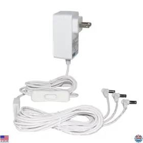 Lo-0451000-3 Brand Lojiraz Lemax 4.5v Power Adapter With 3 Output Jacks For Lighted Accessories And Decor