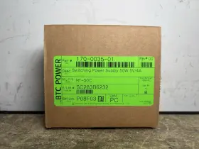 170-0035-01 Btc Power Switching Supply 50w 5v / 4a