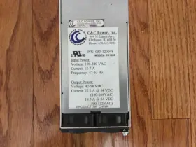 053-120048 C&c Power Part# Rectifier Module 1u 1200-48 #2