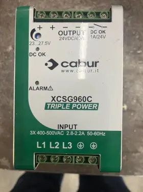 Xcsg960c Cabur Asi Xcsg Series 3-phase Din Rail Mount Power Supply 24 Vdc 960w