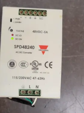 Spd482401 Carlo Gavazzi 482401 Output 48vdc/ 240w In 115/230v Power Supply Used Loc Cc