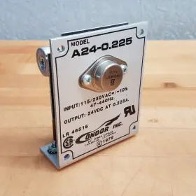 A24-0.225 Condor Power Supply 24vdc-0.225a 115/230vac /-10% 47-440hz. - New