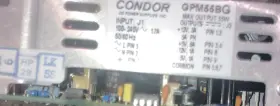 Gpm55bg Condor Multi-output Power Supply 85-264vac In 5v/ 12v Out 55w Tested #2