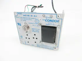 Hc15-3-a Condor Ac Dc Converter 1 Output 15v 100 240 Vac Input Power Supply