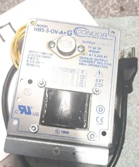 Hc5-3-ov-a Condor Hc5--3ov-a G Model Dc Power Supply 5v 3a Used #2