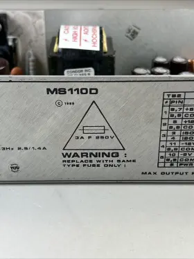 Ms1100 Condor Power Supply Input 110-120v / 220-240v Output 5v/12v 24v -18v -5v 110w #3