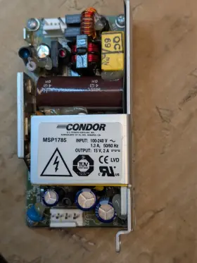 Msp1785 Condor Power Electronics Model Msp 1785 Open Frame Supply 15v 2a
