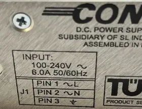 Gpfm250-24 Condor / Sl Ind. 24 Volt 10.5 Amp Power Supply Model 100-240vac Input #3