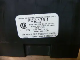 175-1 Control Concepts Pdb Power Distribution Block 175a 600v #3