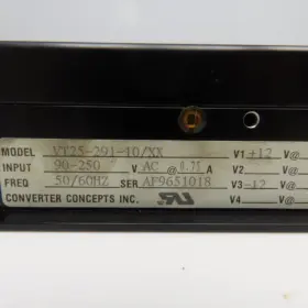 Vt25-291-10 Converter Concept 90-250vac Input /-12vdc Output Power Supply #2