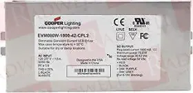 Evm080w-1900-42-cpl2 Cooper Lighting / Evm080w190042cpl2 Used
